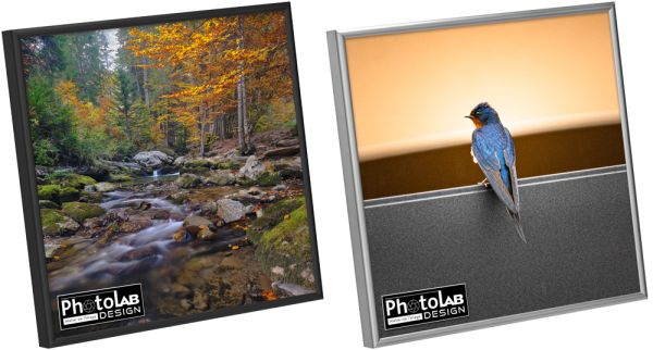 gamme d'encadrements Cadre Alu Photo lab design Warneton